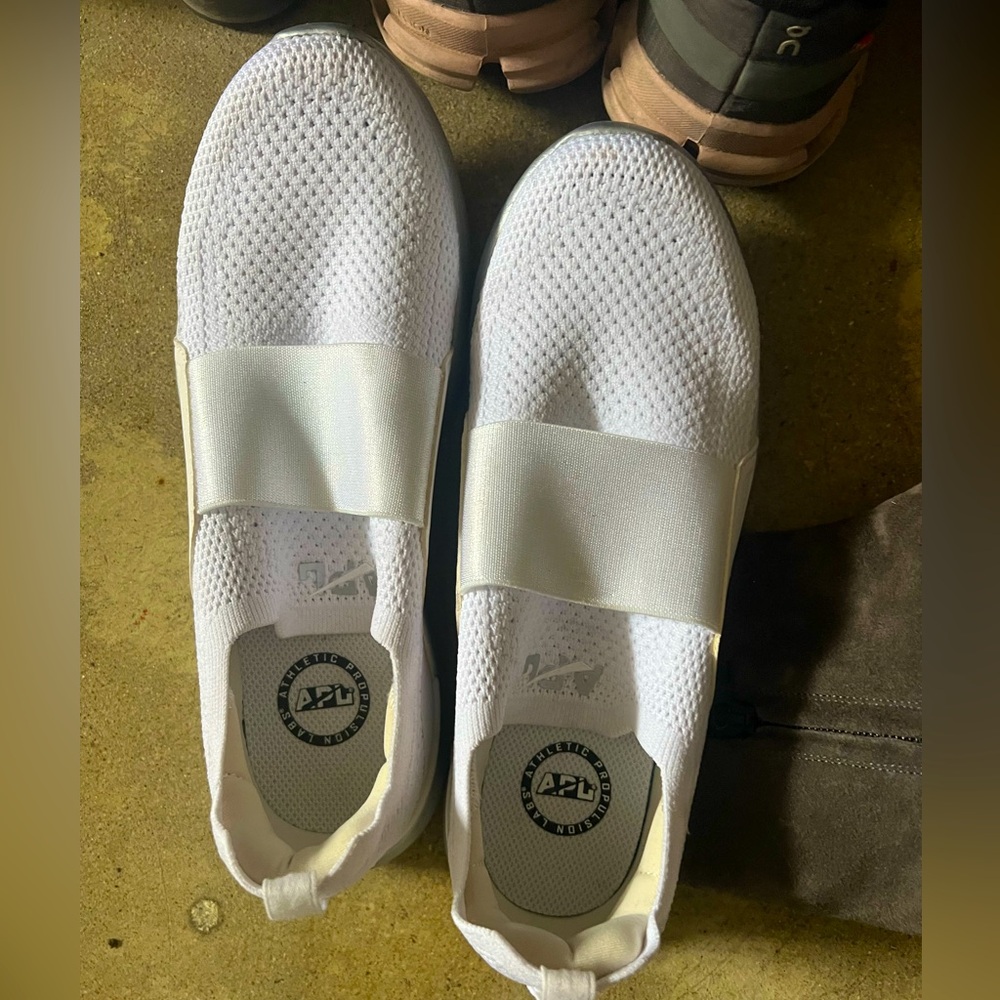 APL white sneakers